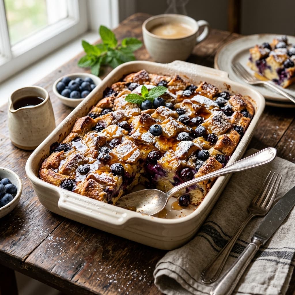 Gluten-Free Blueberry French Toast Casserole