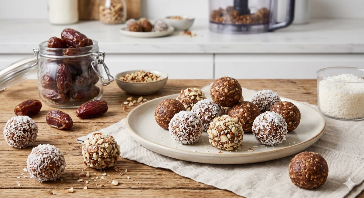 Middle Eastern Date & Nut Energy Balls