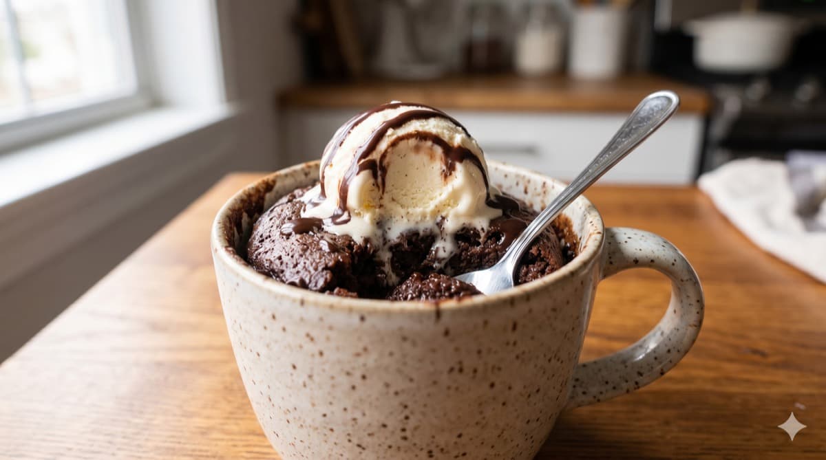5-Minute GF Mug Brownie