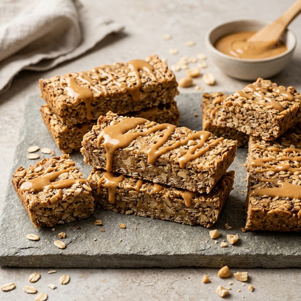 No-Bake Peanut Butter Oat Bars
